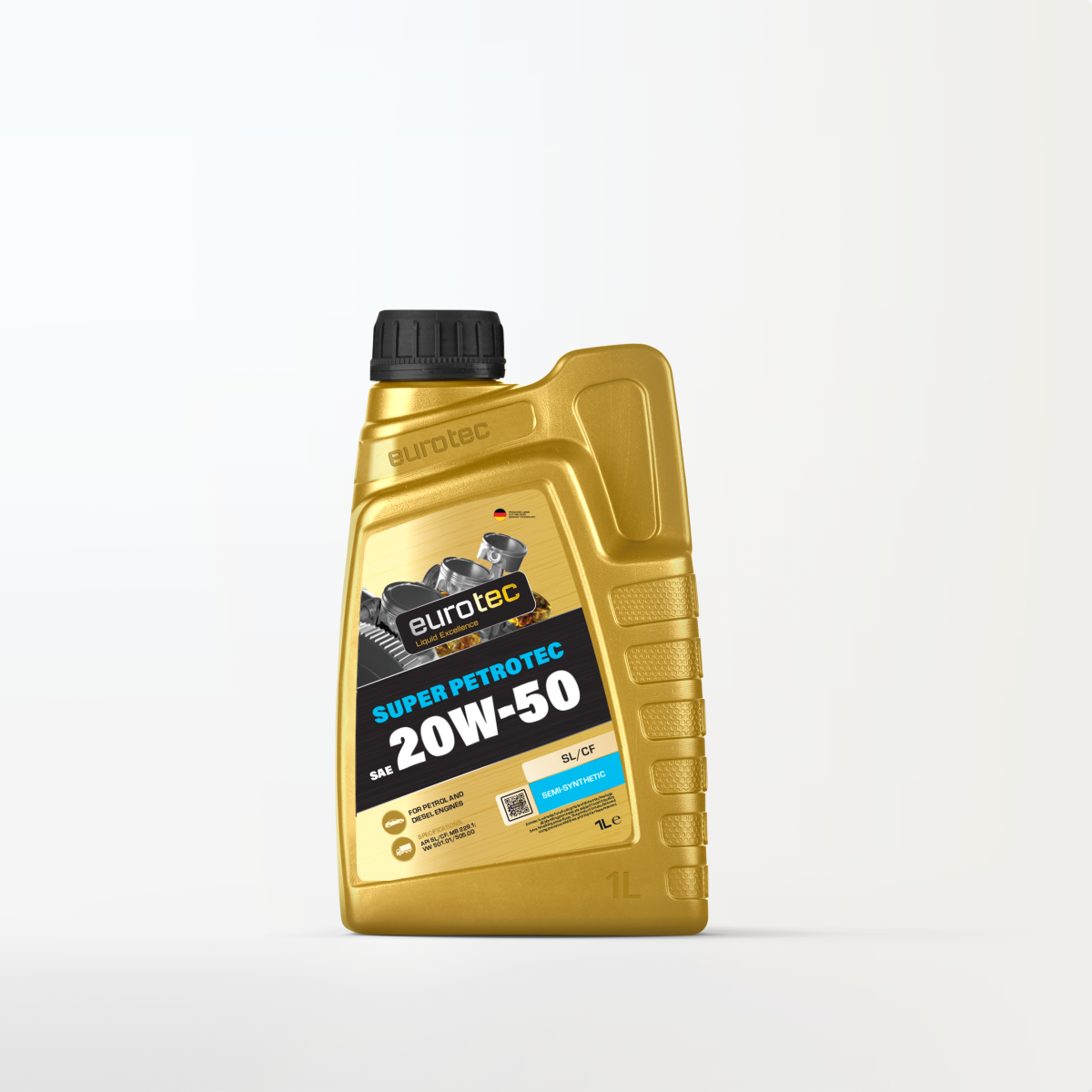 Eurotec Super Petrotec 20W-50 SL CF 1L - www.vsichkimasla.bg